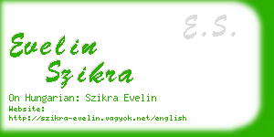 evelin szikra business card